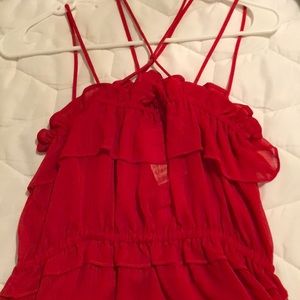 H&M red top